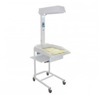 Стол для санитарной обработки новорожденных пеленальный с источником лучистого тепла Аист-1