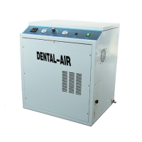 Dental Air 2/24/39 - безмасляный воздушный компрессор на 2 установки, с кожухом, 150 л/мин