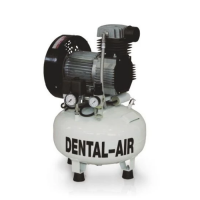 Dental Air 2/24/5 - безмасляный воздушный компрессор на 2 установки, без кожуха, 150 л/мин
