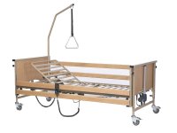 Кровать для лежачих больных функциональная 4-х секционная электрическая LUNA Basic (в комплекте с матрасом) Vermeiren