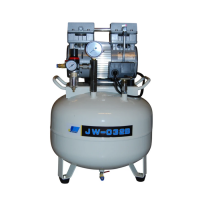 JW-032B - безмасляный компрессор для одной стоматологической установки, с кожухом, 100 л/мин
