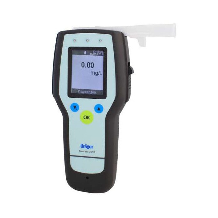 Алкотестер Alcotest 7510 с внешним принтером профессиональный Draeger