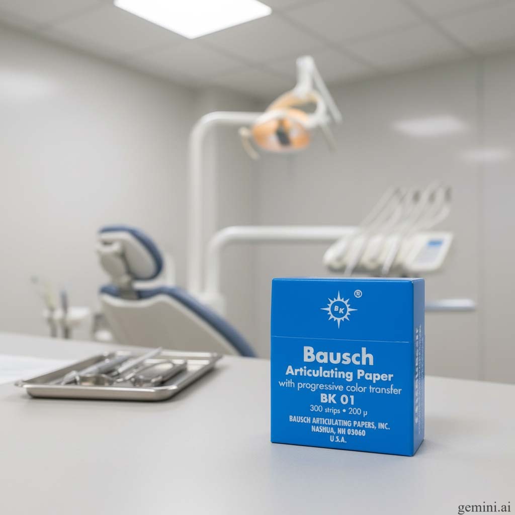 BK 01 бумага артикуляционная Bausch 300 листов, синяя 200 мкм