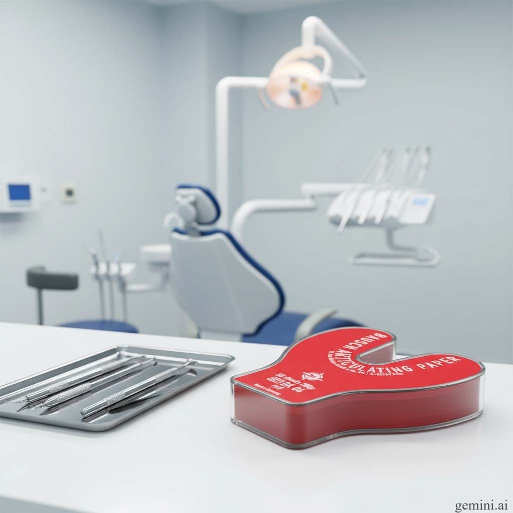 BK 04 бумага артикуляционная Bausch 50 листов красная 200 мкм, подкова