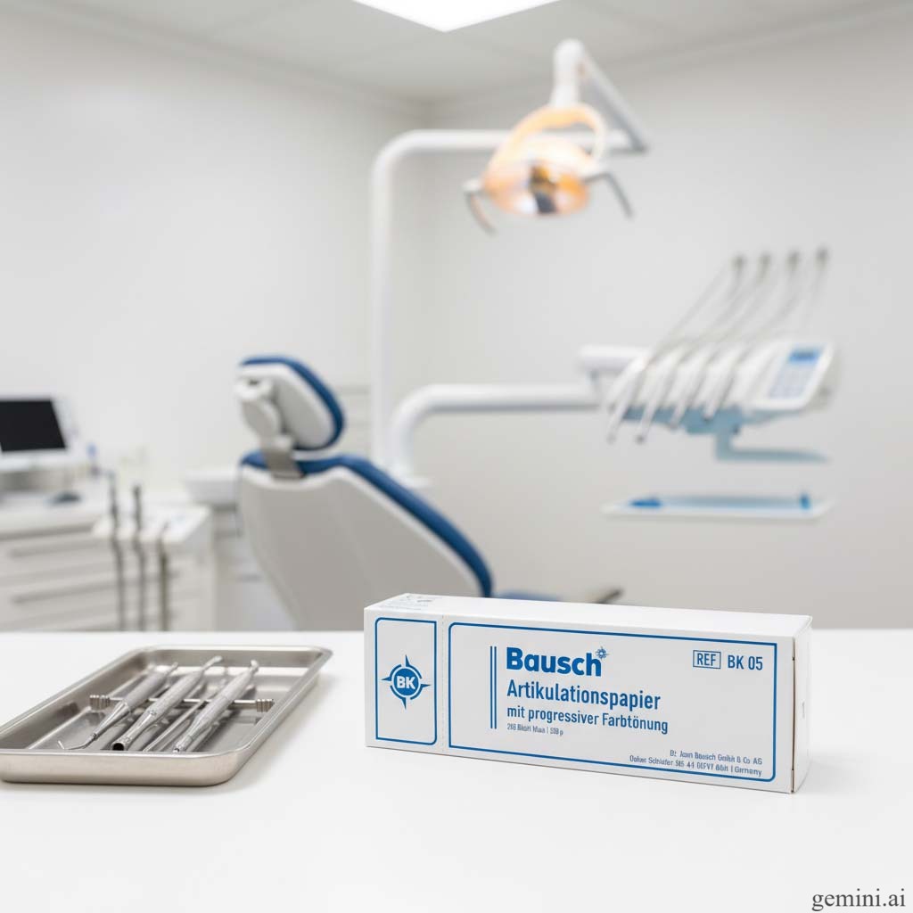 BK 05 бумага артикуляционная Bausch 300 листов, синяя 200 мкм