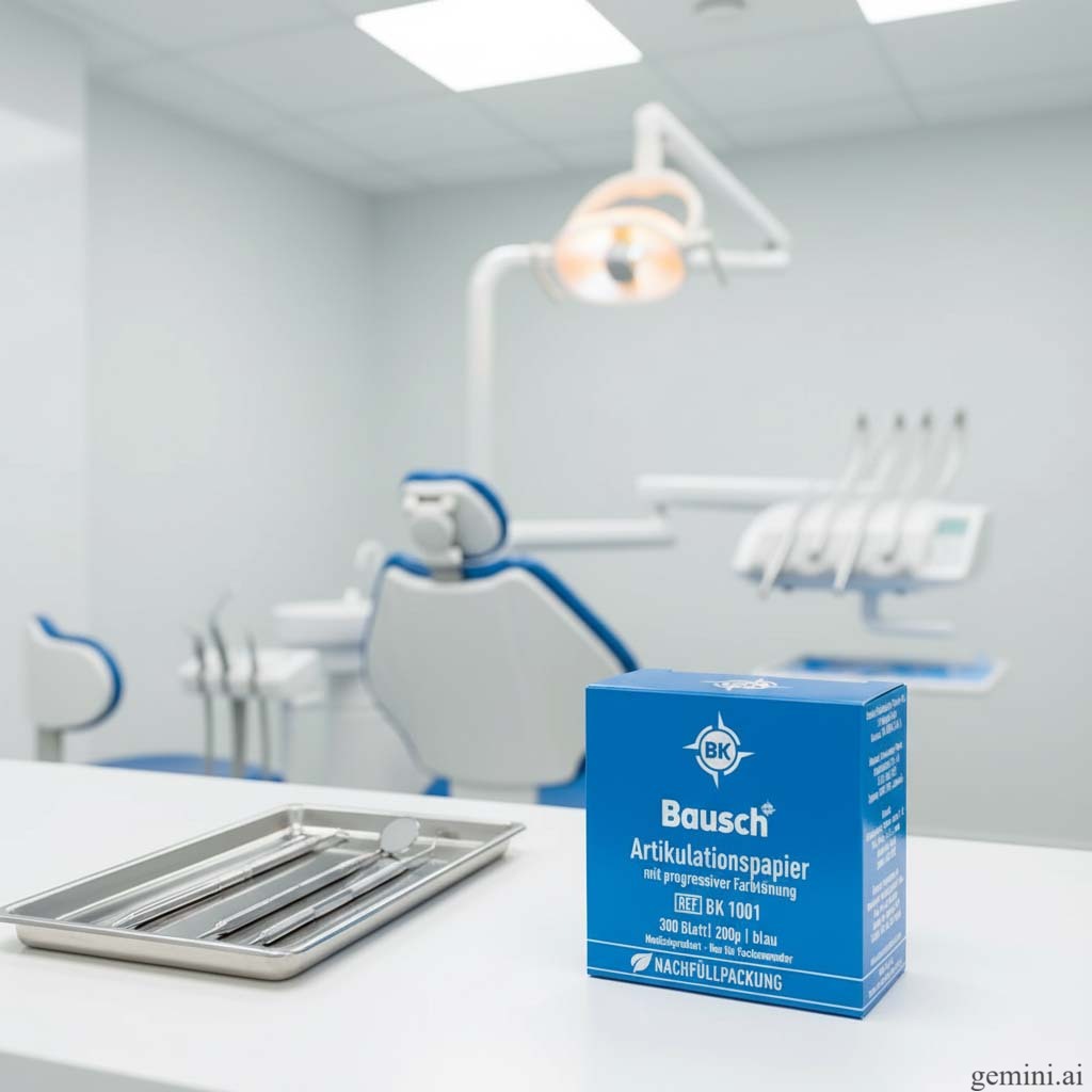 BK 1001 бумага артикуляционная Bausch 300 листов, синяя 200 мкм