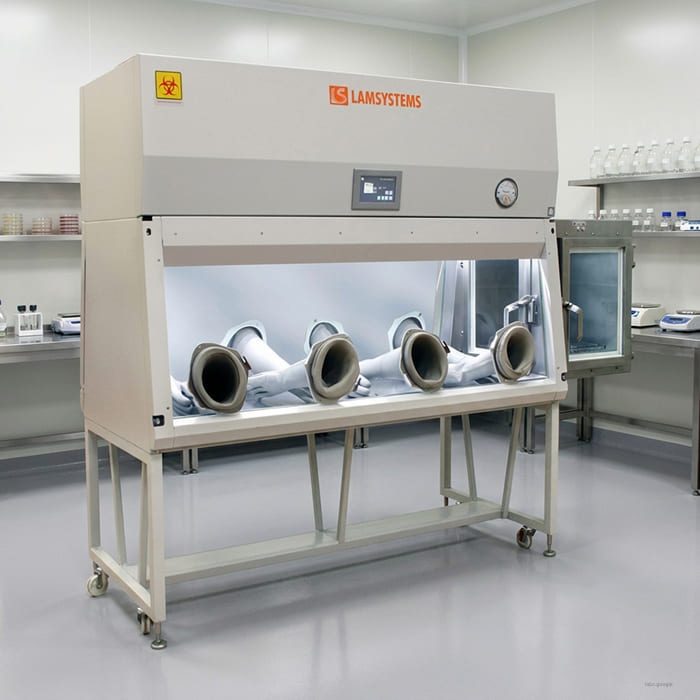 Ламинарный бокс БМБ-III-Ламинар-С-1,8 класс III, 8 портов, LAMSYSTEMS