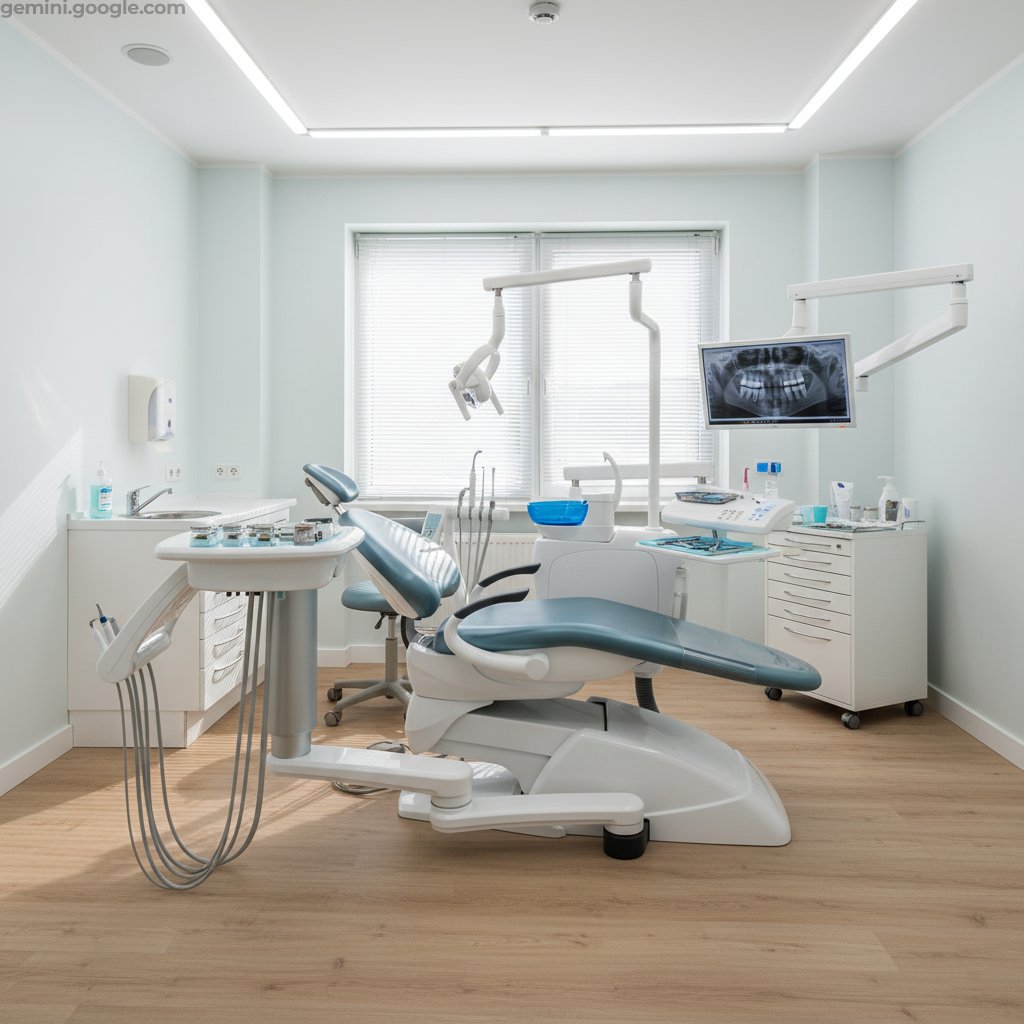 Fengdan BZ636 Plus - стоматологическая установка, с боковой нижней подачей 