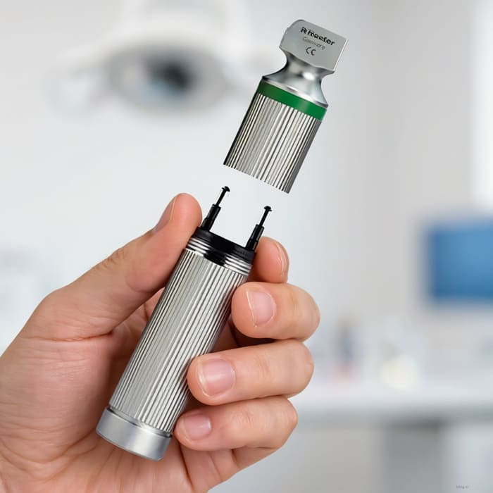 Рукоятка с вилкой Riester тип C, Ф.О. LED 3,5 В/230 В для ri-accu L 10692