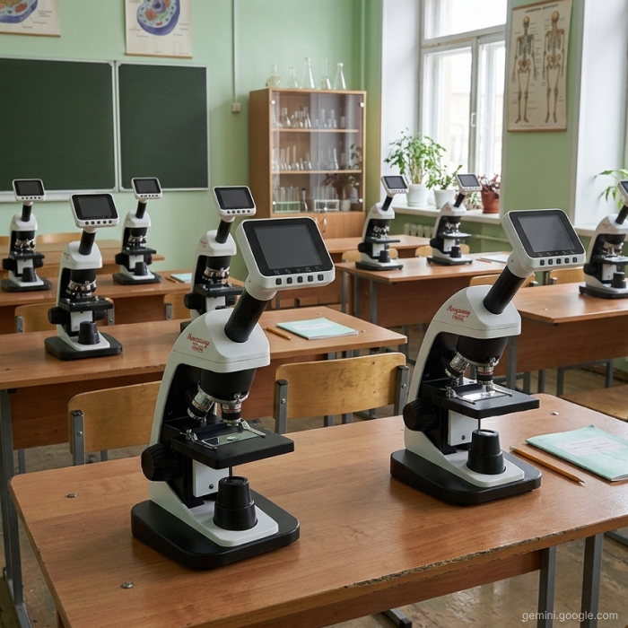 Микроскоп Эврика Veber