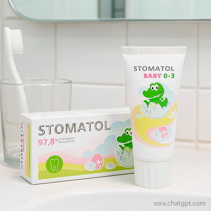 STOMATOL Детская зубная паста Baby 0-3 лет