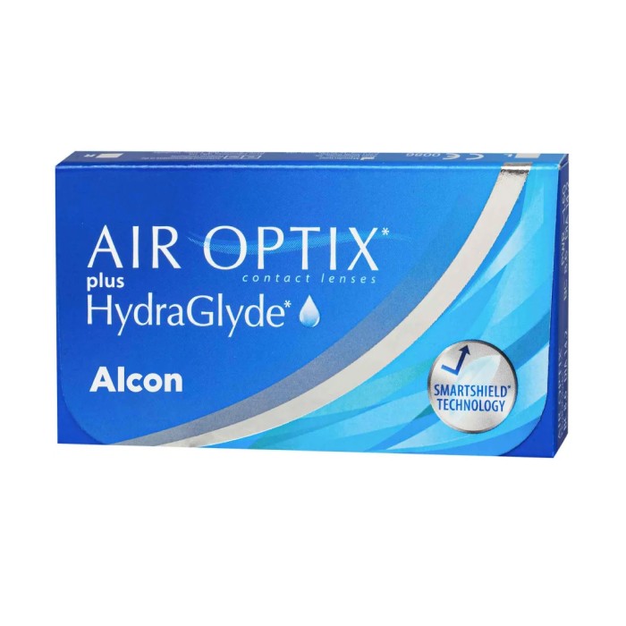 Контактная линза Air Optix Plus HydraGlyde, 3pk (R:=8,6 D:=-01,75)