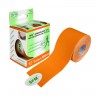 Лента кинезиологическая SFM-Plaster, на полимерной основе (нейлон), 5см Х 500см, оранжевого цвета, в диспенсере