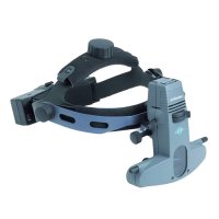 Бинокулярный налобный непрямой офтальмоскоп All Pupil II, XL проводной + голубой фильтр, Riester