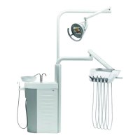 Diplomat Dental Adept DA110A - стационарная стоматологическая установка с верхней подачей инструментов