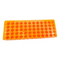 Штатив на 60 лунок, для микропробирок 0,5/1,5-2 мл, оранжевый