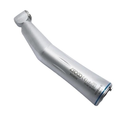 SOCO D24-C - угловой наконечник с внутренней подачей воды, с фиброоптикой, 1:1 SOCO D24-C - угловой наконечник с внутренней подачей воды, с фиброоптикой, 1:1