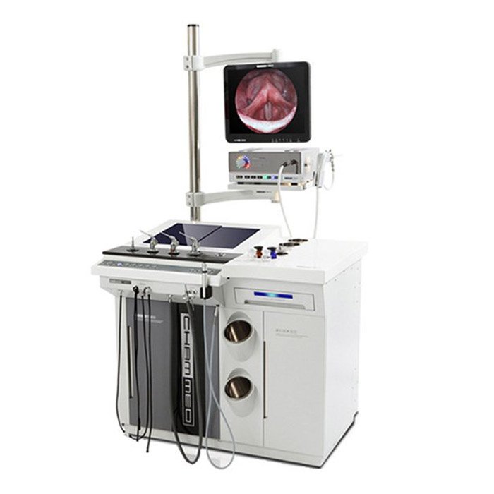 Установка оториноларингологическая Chammed CU-3000 с принадлежностями, манометрами, УФ-стерилизация эндоскопов
