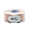 Лента кинезиологическая SFM-Plaster, на хлопковой основе, 2,5см Х 500см, бежевого цвета, в диспенсере