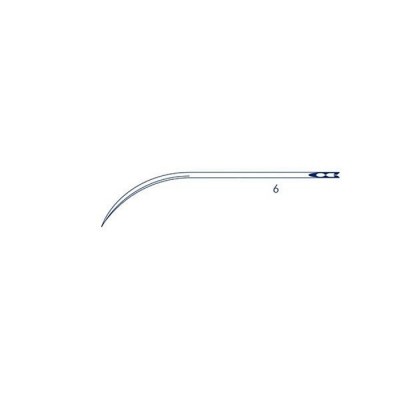 Игла хирургическая 6, серии A-506 полуизогнутая Medicor Игла хирургическая 6, серии A-506 полуизогнутая Medicor