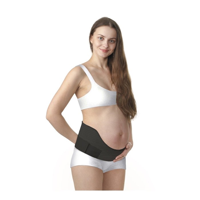 Бандаж эластичный для беременных модель 0601 размер 3 (черный)