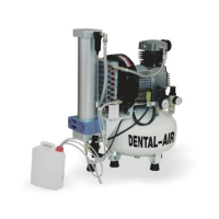 Dental Air 2/24/57 - безмасляный воздушный компрессор на 2 установки, с осушителем, без кожуха, 150 л/мин
