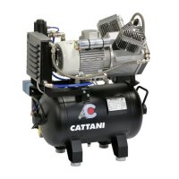 Cattani 30-160 - безмасляный компрессор для 2-х стоматологических установок, однофазный