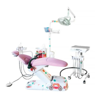 Ajax AJ 22 - детская стоматологическая установка с нижней подачей инструментов