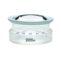 Лупа светопольная менисковая асферическая настольная с зумом Eschenbach menas ZOOM, диаметр 65 мм, 2.2х-3.4х