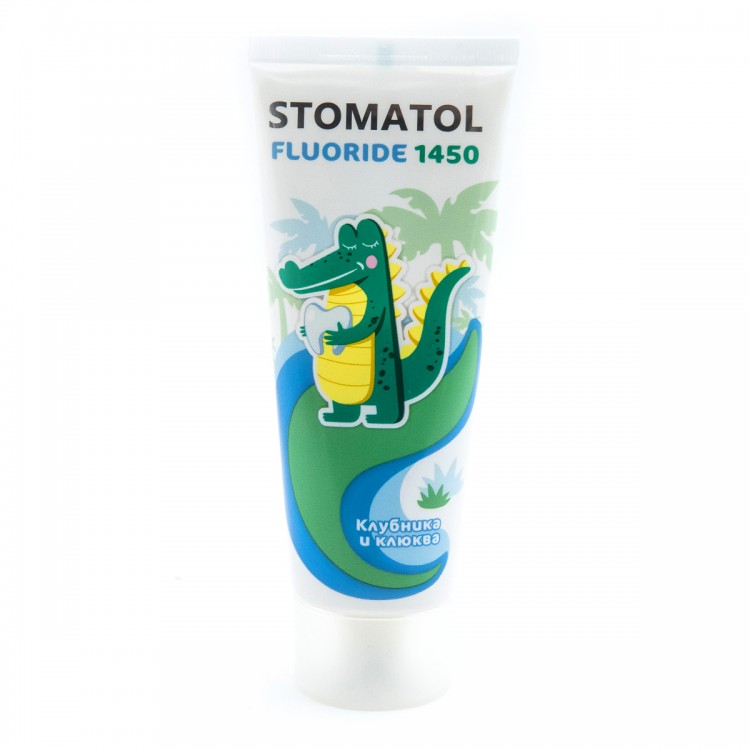 STOMATOL Зубная паста детская 2-12 лет Fluoride 1450 50 г