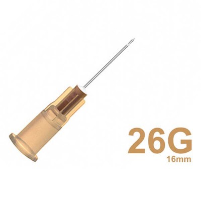 Иглы медицинские инъекционные 0,45х16 мм (26G) SFM, 100 шт/уп