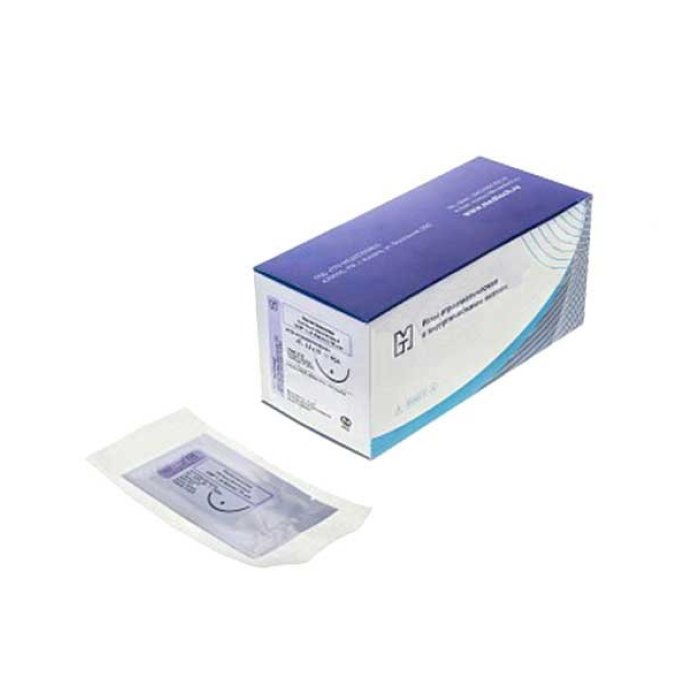 ПОЛИГЛИКОЛИД плетеный фиолетовый стерильный USP 0 (MР3,5), 150 см ПТО Медтехника