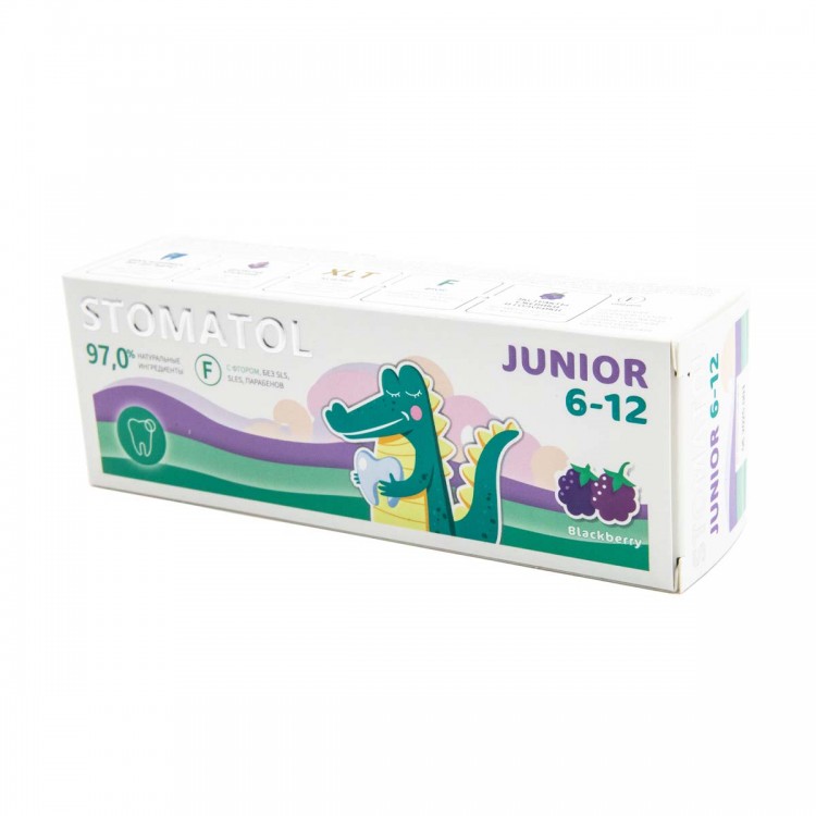 STOMATOL Зубная паста детская 6-12 лет Junior 75гр