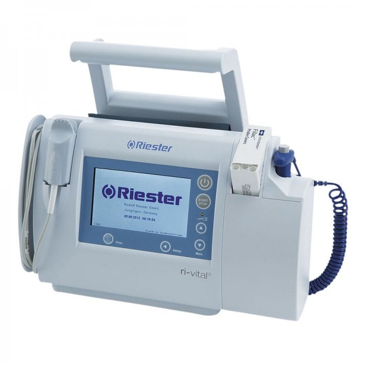 Диагностический кардио монитор Ri-Vital spot-check (PEARL неонатальная манжета, SpO₂, сенсор для новорожденных, без термометра) Riester