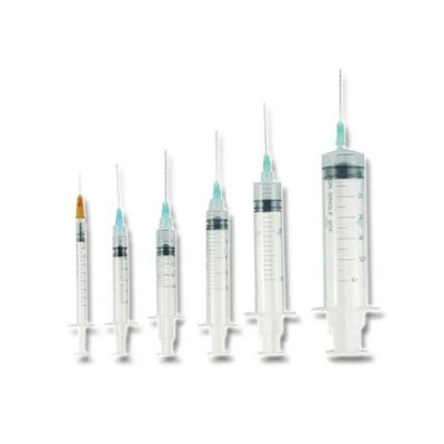 Шприц 2 мл одноразовый стерильный с приложенной иглой 23G 1 1/4" (0,6х30 мм) luer-lock
