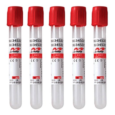 Вакуумные пробирки Improvacuter с активатором свертывания, красные, 10 мл, 16х100 мм (уп. 50 шт) 614100212