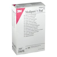 Повязка стерильная Medipore + Pad 3569E 10 см х 15 см 25 шт., 3M