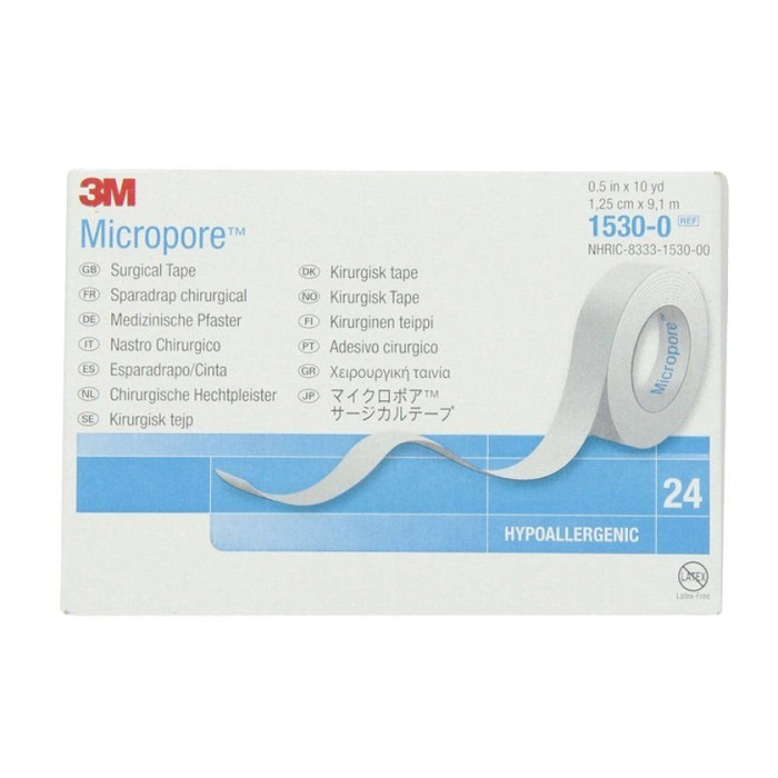 Пластырь Micropore 1530-0 1,25 см х 9,1 м, 24 рул, 3M