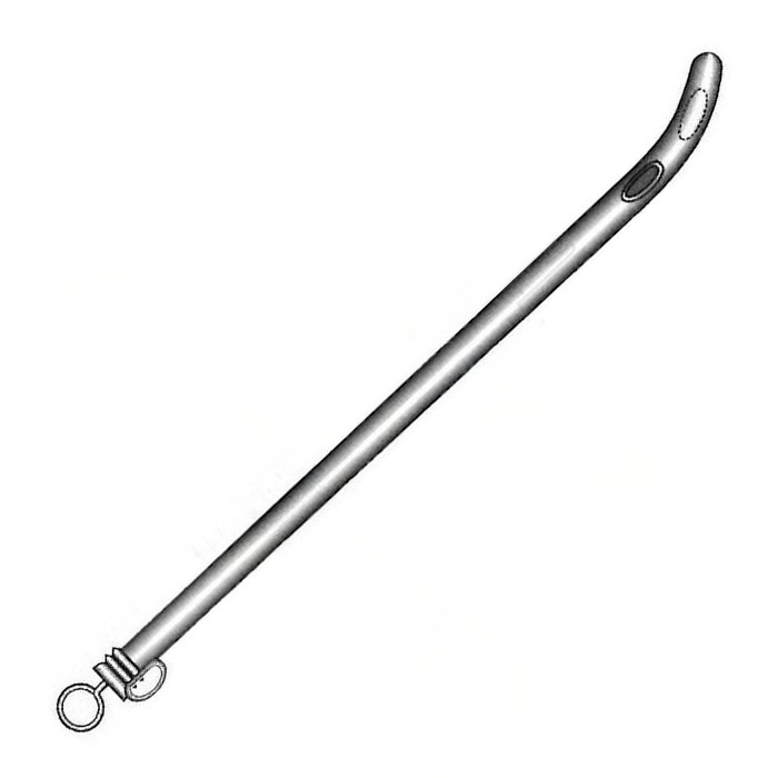 Катетер уретральный металлический, женский, 15 см, тип Fig. 16, Surgicon