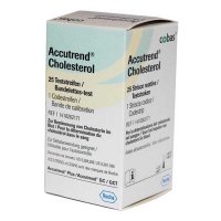 Тест-полоски для определения уровня холестерина Аккутренд Холестерин (Accutrend Cholesterol), 25 шт/уп Roche Diagnostics