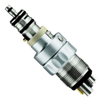 Unifix 4H L Water Adj - 4-х канальный быстросъемный переходник для инструментов с подсветкой, с клапаном регулировки распылителя, Bien-Air Unifix 4H L Water Adj - 4-х канальный быстросъемный переходник для инструментов с подсветкой, с клапаном регулировки распылителя, Bien-Air
