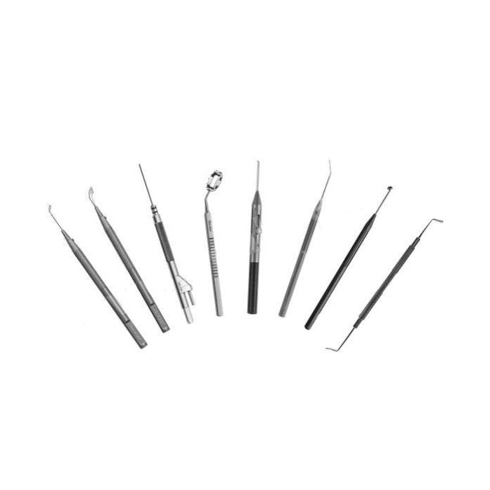 Набор инструментов для офтальмохирургии для промывания слезных путей микрохирургический н3-13мт