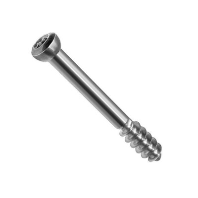 Винт спонгиозный для остеосинтеза диаметр 6,5, L 35 мм / L резьбы 16 мм