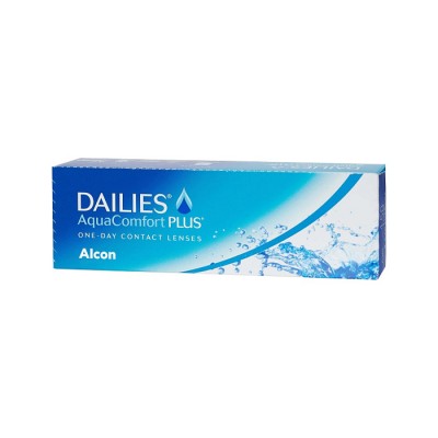 Контактная линза Dailies Aqua Comfort Plus, 30pk (R:=8,7 D:=-02,50)