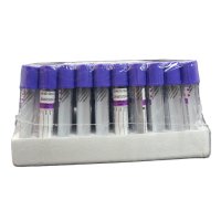 Вакуумные пробирки Lab-Vac с К2 ЭДТА, фиолетовые, 3 мл, 13х75 мм (уп. 100шт) 142031375