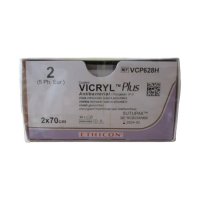 Шовный материал ВИКРИЛ ПЛЮС 2 2 х 70 см. фиолетовый лигатура Ethicon