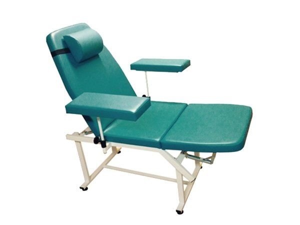 Кресло пациента процедурно - смотровое МД-КПС-2 с валиком под голову (донора)