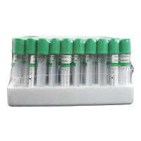 Вакуумные пробирки Lab-Vac c литий-гепарином, зеленые, 2 мл, 13х75 мм (уп. 100шт) 160021375