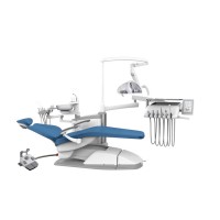 SILVERFOX 8000C-SRS0 PRO – cтоматологическая установка с нижней подачей и с мягкой обивкой