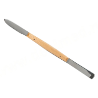 Нож-шпатель для резания и формирования воска при изготовлении зубных протезов с деревянной ручкой ММИЗ